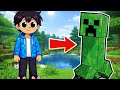EU VIREI UM CREEPER NO MINECRAFT 😱 | Minecraft