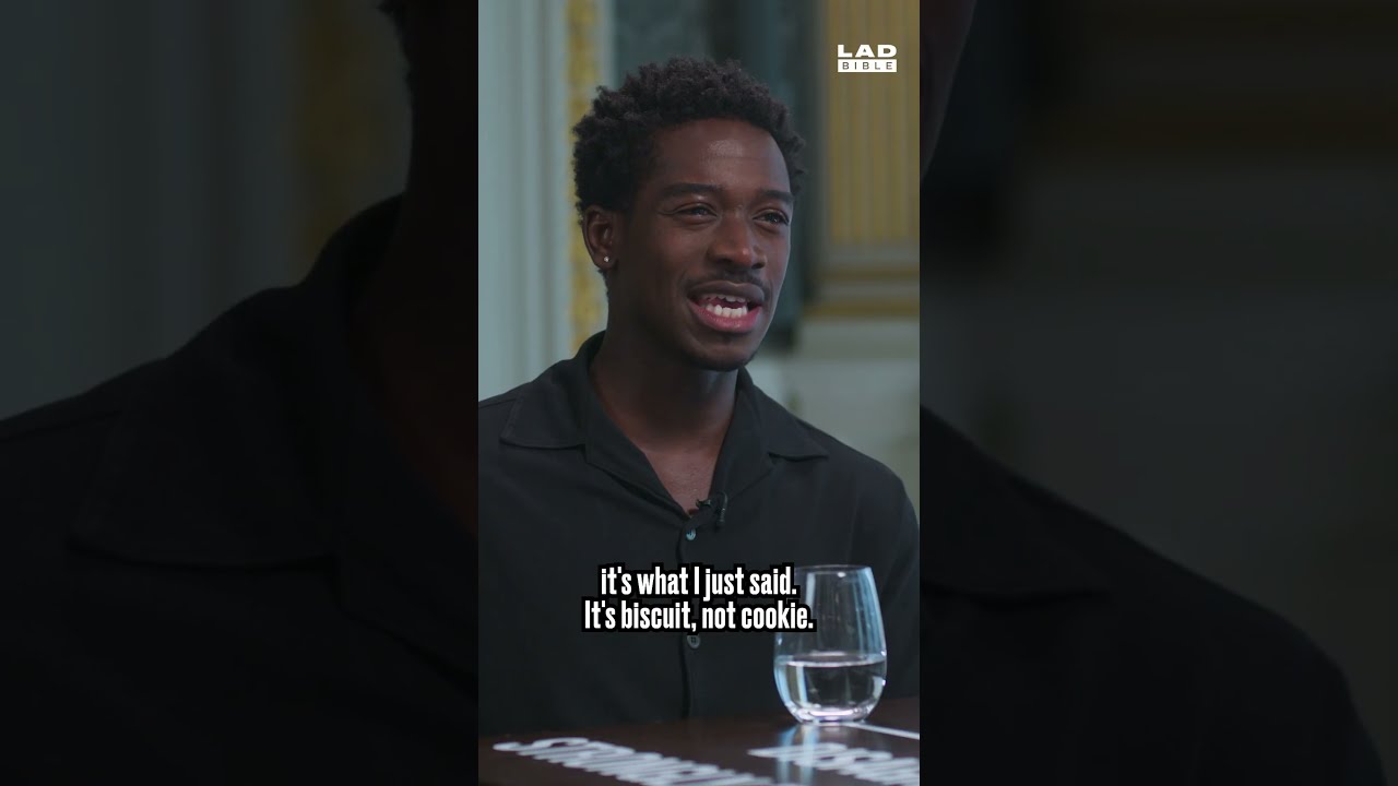 Is It Biscuit Or Cookie Brad Pitt And Damson Idris Argue Agree To Disagree
