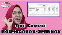 UJI NORMALITAS DATA - ONE SAMPLE KOLMOGOROV SMIRNOV TEST #1 - Durasi: 4.58. 
