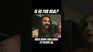 Is he for real?! 😳 Aiden Aggro challenges 23 Hazard ahead of Anniversary Weekend!