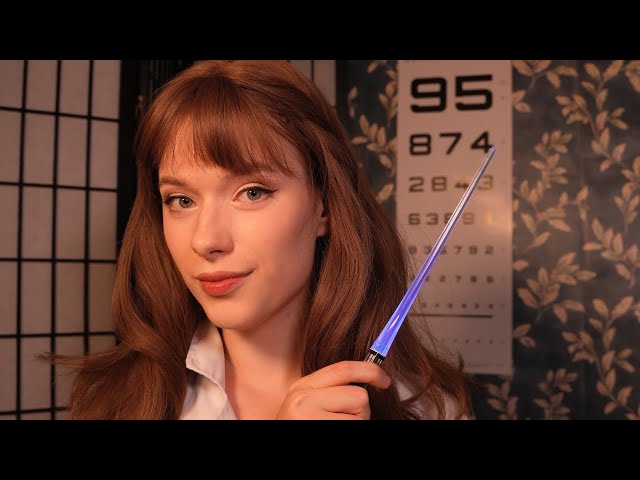 ASMR Try not to fall asleep during the eye exam (impossible)💤💤