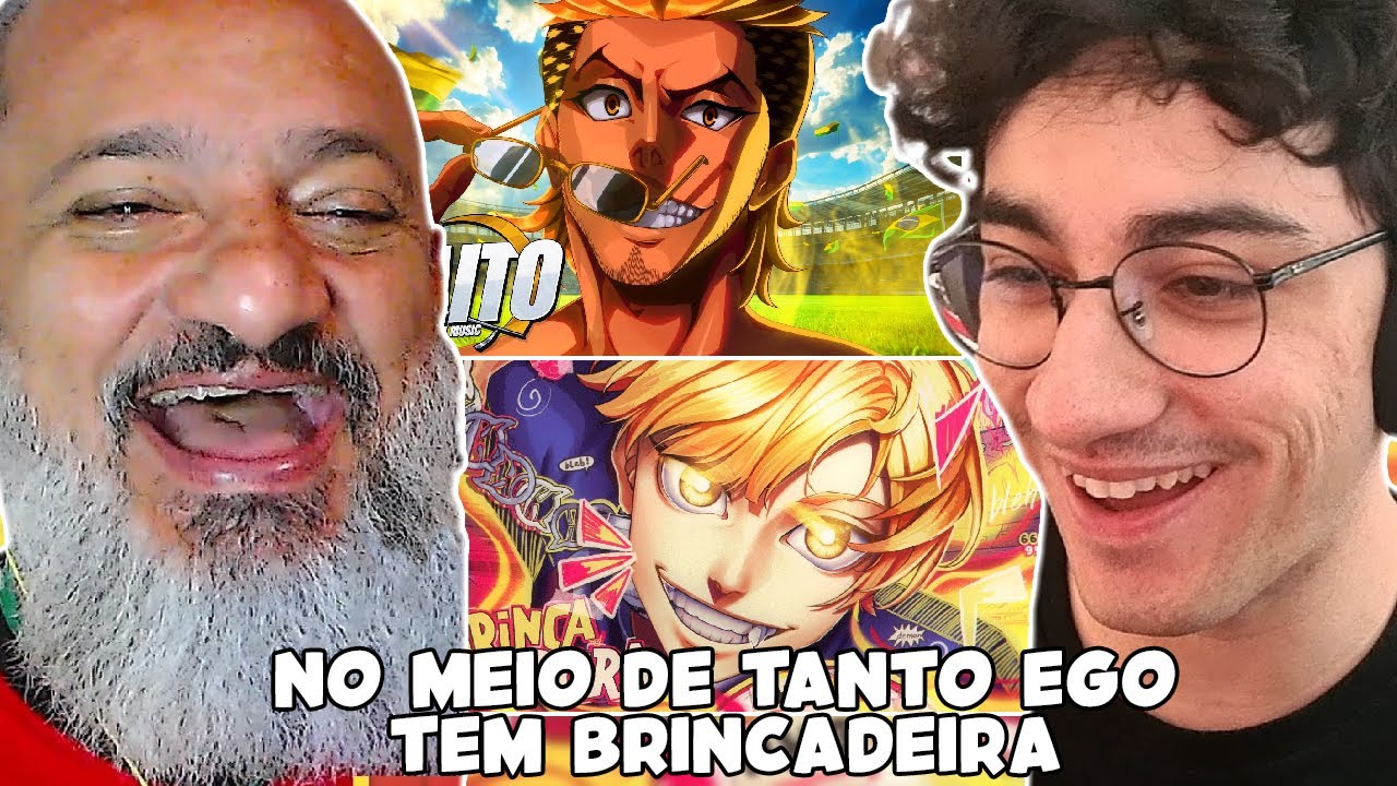 BLUELOCK TEM POTENCIAL PRA SER INFINITO KKKK - Lavinho & Charles (Blue Lock) | REACT
