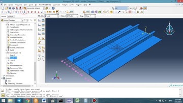 Abaqus, cracked stiffened plate loading technique