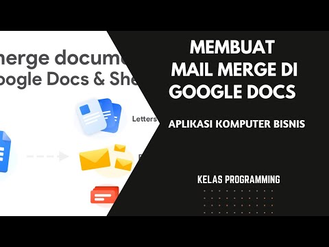 Membuat Mail Merge