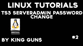 #tutorial 2 Change serveradmin "query" password Teamspeak 3