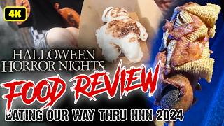 Halloween Horror Nights Food Review 2024  - Eating Our Way Through HHN at Universal Studios Florida