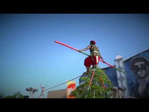 Ropewalking Show at Bollywood Parks Dubai | Dubai Parks and Resorts