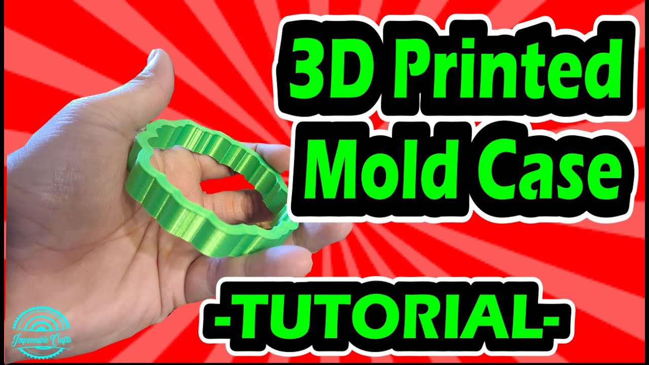 How to make a 3D printed mold housing for silicone mold resin art ...