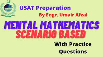 USAT Test Preparation | Mental Mathematics and Scenario Based Questions | Part 10 | Urdu Hindi