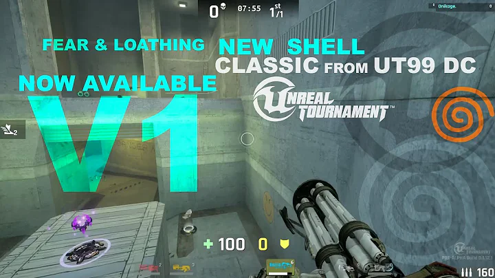 Unreal Tournament 4 | 2025 | DM Fear and Loathing in UT4 | New map | Classic from UT99 Dreamcast