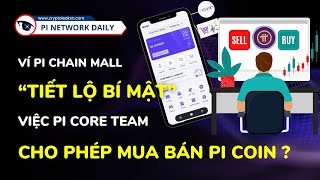 Ví Pi Chain Mall “Tiết Lộ Bí Mật” Việc Pi Core Team Cho Phép Mua Bán Pi Coin?