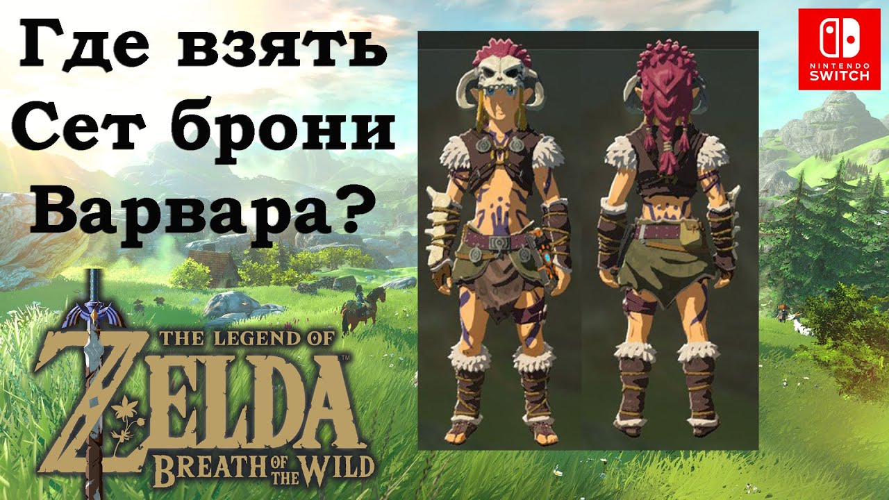 Где взять Сет Варвара? / Barbarian set. The Legend of Zelda Breath of the Wild. Nintendo Switch