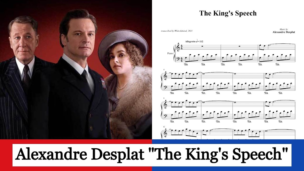 The King's Speech - Alexandre Desplat - (piano solo)