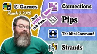 NYT Connections, Pips, Mini Crossword, and Strands | March 6, 2026 screenshot 3