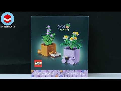LEGO Botanicals 10371 Cosy Plants Speed Build