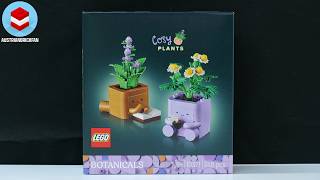 LEGO Botanicals 10371 Cosy Plants Speed Build
