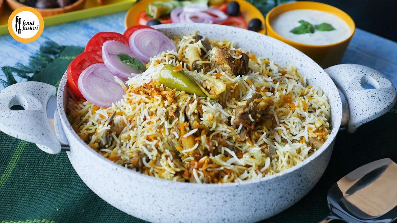 Mutton Zafrani Biryani Recipe By Food Fusion (Bakra Eid Special)