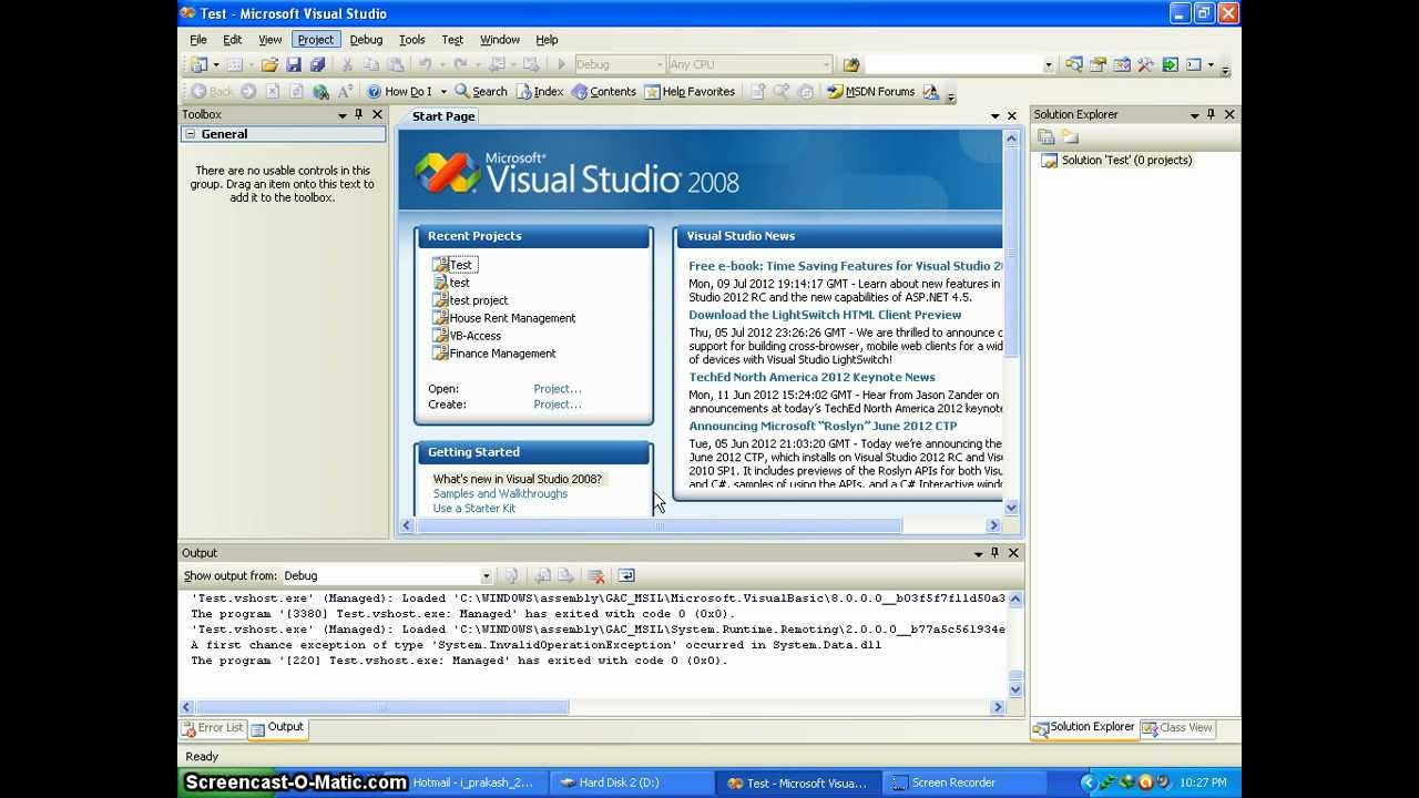 Visual Studio guide - Tutorial 1 - Connect Database to Visual Studio ...