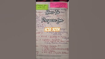 How to prepare for ICSE 10th | studyslide #icse10th #boardexampreparation #howtoprepareforicse10th
