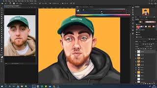 PINTANDO AO VIVO - PHOTOSHOP (MAC MILLER)