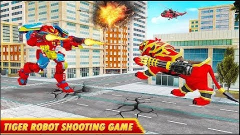 Wild Tiger Robot Car Game(New Update) - Robot Game - Android GamePlay | Walk through a Game