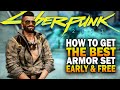 How To Get The Best Full Armor Set Early & Free In Cyberpunk 2077