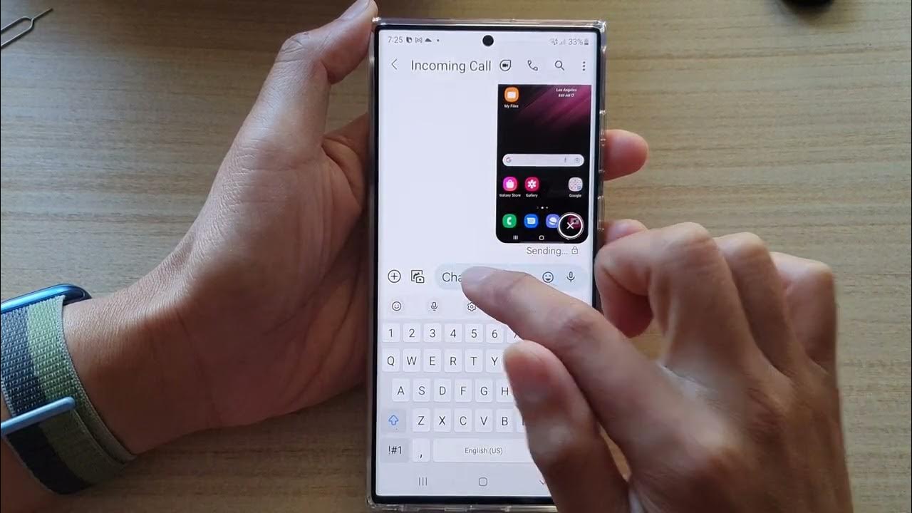 Galaxy S22/S22+/Ultra How to Open and Paste Images/Text From the