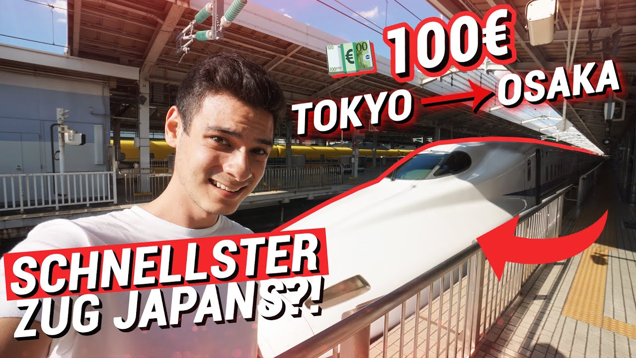 Eine Fahrt im schnellsten Zug Japans! (Shinkansen)