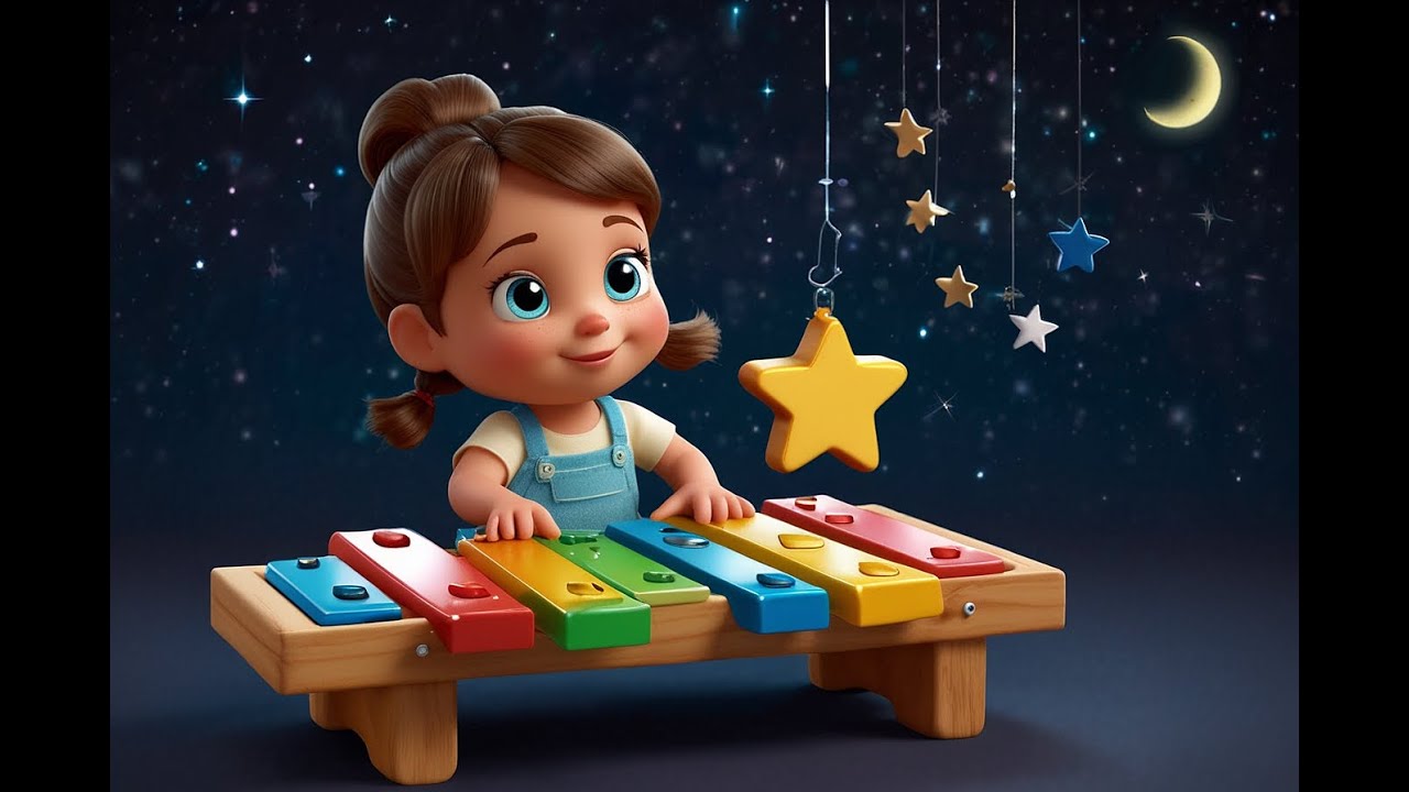 Xylophone version Twinkle Twinkle Little star 🌟 Nursery rhymes for kids and toddlers