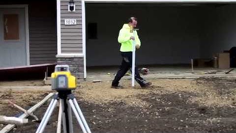 The LL300S Laser - [Tutorial]  Ramp Building in Single Axis Slope Mode with the RC402N and HL760