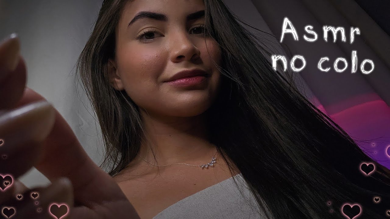 ASMR NO COLO DA SUA NAMORADA EM UMA NOITE CHUVOSA ☔️💕 ( Com sons de chuva)