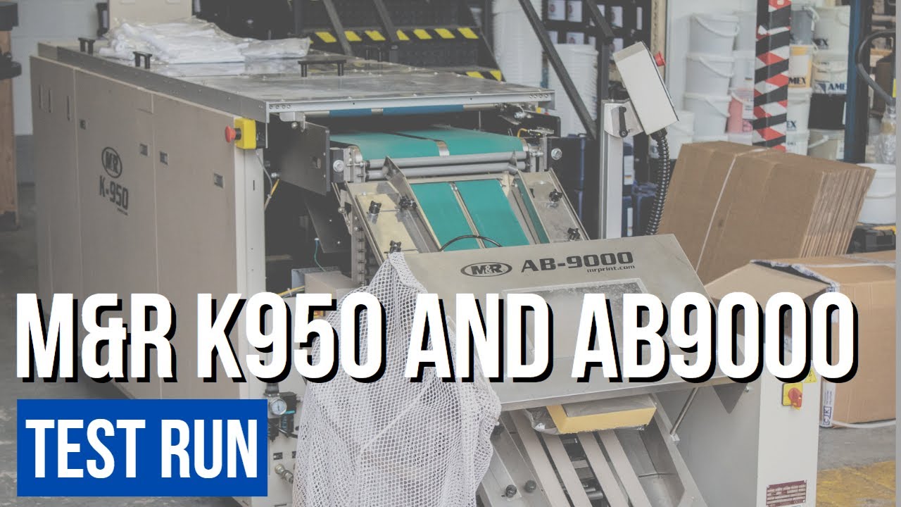 M&R K950 Folder AND AB9000 Bagger Test Run - YouTube