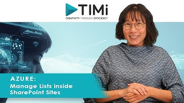 Azure: Manage LISTS inside SharePoint Sites