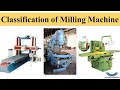 Classification of Milling Machine