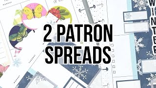 Plan WIth Me - Creating 2 Custom Happy Planner Spreads for my Patrons!