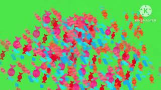 Endless Spanish: candy and confetti green screen