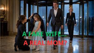 The Lonely Billionaire Hired a Woman to Be His Fake Wife Then His Little Girl Called Her Mom