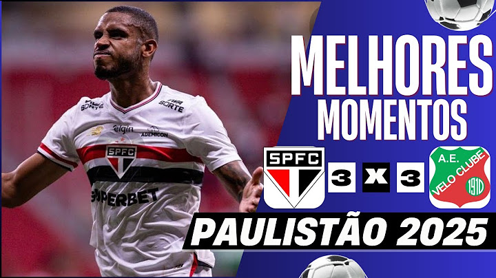 São Paulo 3 x 3 Velo Clube - Melhores Momentos (COMPLETO) | Paulistão 2025