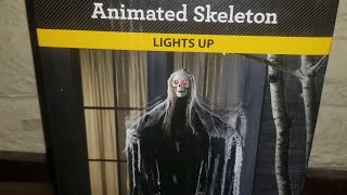 Animated Skeleton #walmart Box opening Halloween 2022