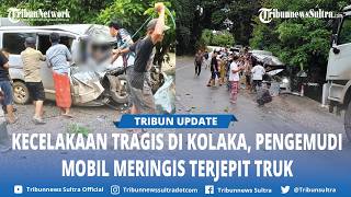 Download Lagu Meringis Kesakitan, Pengemudi Mobil di Kolaka Terjepit Usai Tabrak Truk Pelat Putih Tulisan Merah MP3