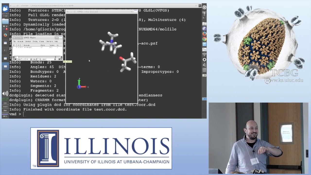 Designing Implementing And Optimzing Collective Variables In Vmd And Namd Giacomo Fiorin Youtube