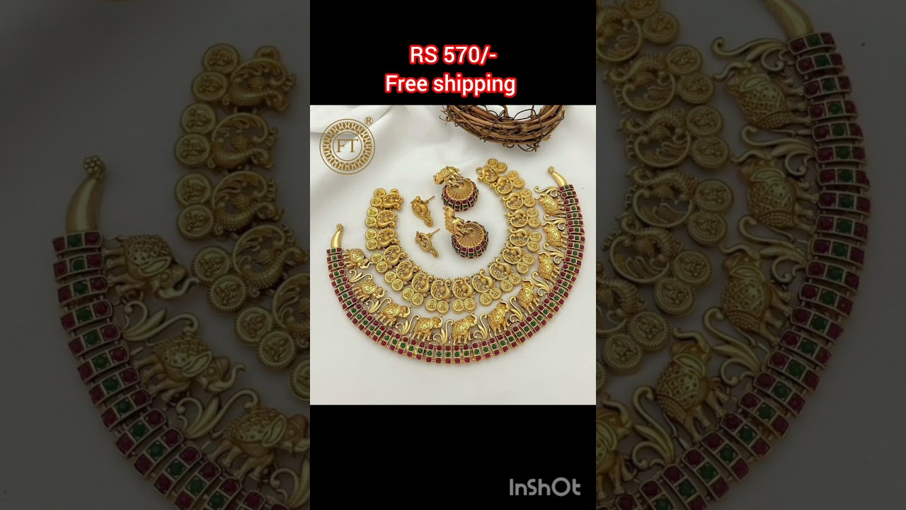 Premium Quality matt finish necklace| wholesale price| trending necklace|YouTube trending|