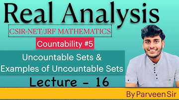 Real Analysis || Lecture - 16 || Countability  #5 || By Mr. Parveen Kumar
