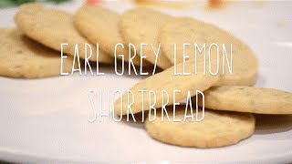 Earl Grey Lemon Shortbread (Vegan Recipe Below)
