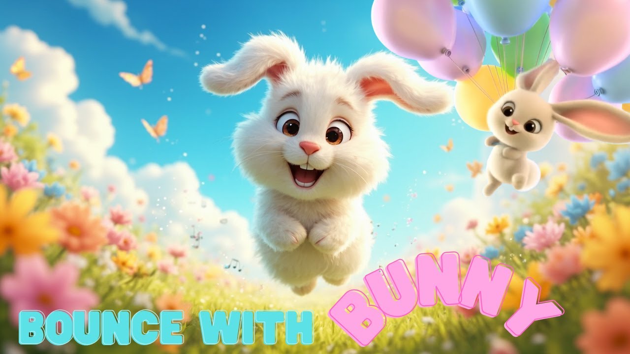 Bounce With Bunny – Fun Nursery Rhyme & Kids Song for Toddlers | Learn to Hop, Dance & Play