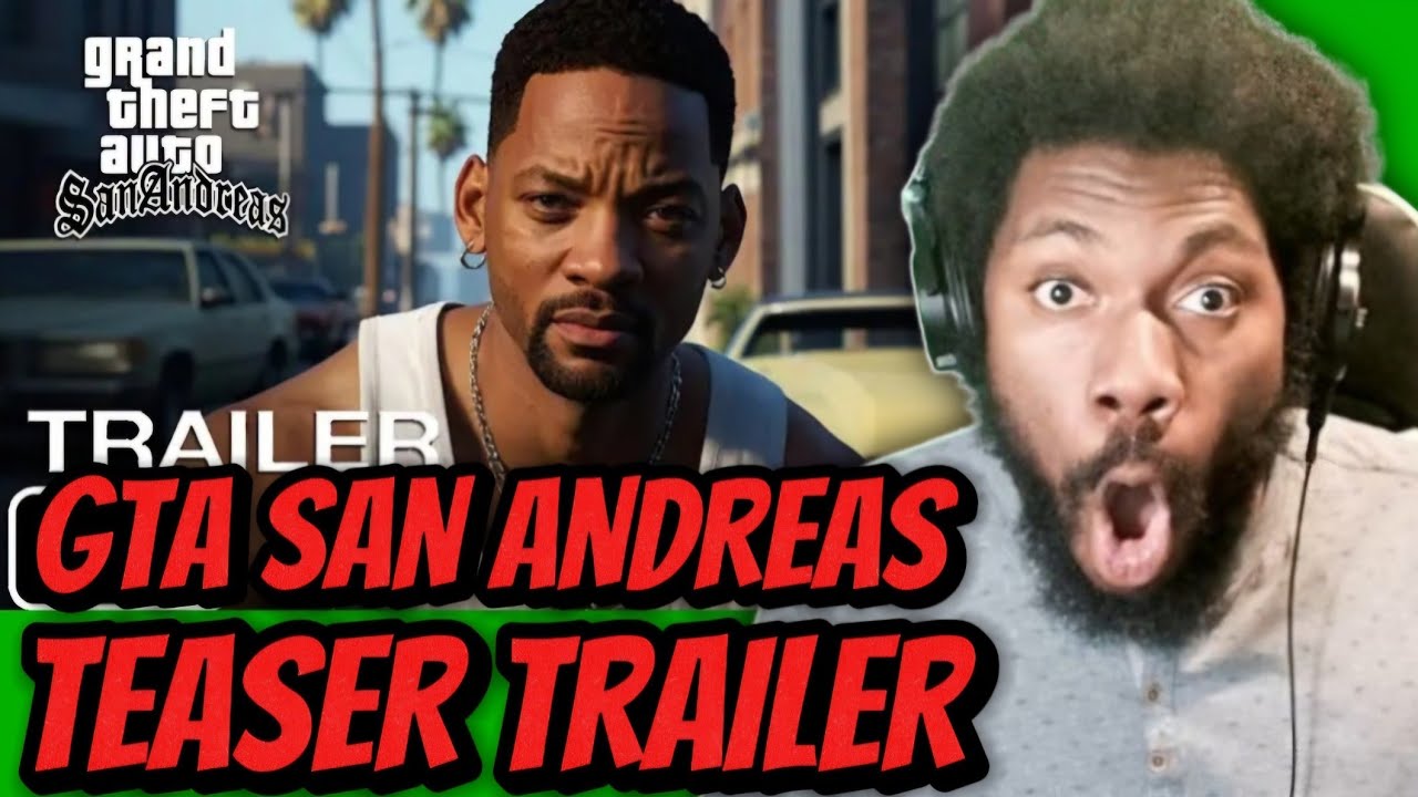 GTA SAN ANDREAS Teaser Trailer 2026 Will Smith Ice Cube Live 