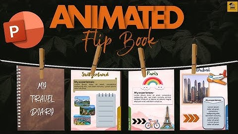 How to Make stunning REALISTIC Flipbook in PowerPoint | Step by Step Tutorial | Pro PowerPoint Tips😍