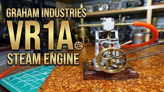 Graham Industries VR1A Double-Acting Engine Running a Baker Fan!