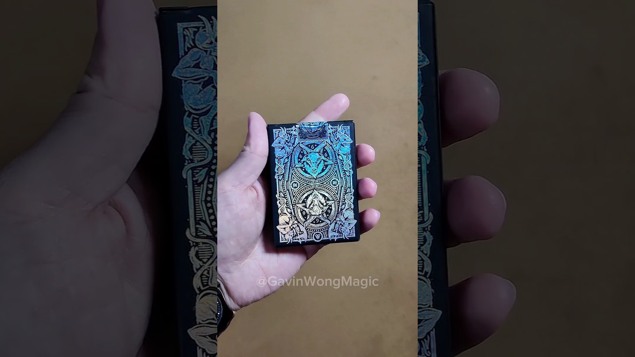 666 Holographite playing cards - YouTube