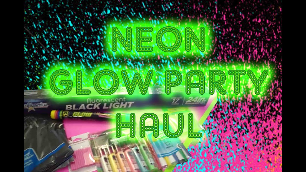 WHAT YOU NEED TO PLAN AN EPIC GLOW IN THE DARK PARTY - DIY BLACK LIGHT IDEAS  